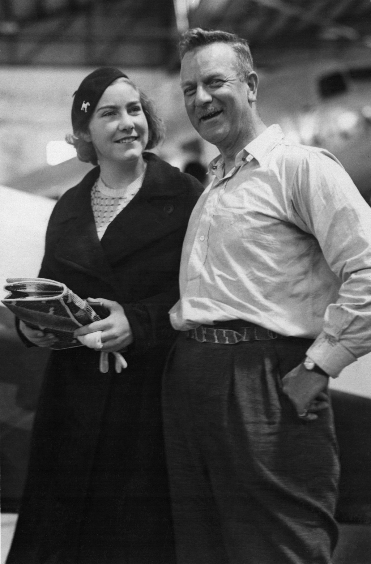  Sqr. Ldr. David Stodart and his neice Fay Stodart at Laverton (finished 6th) 