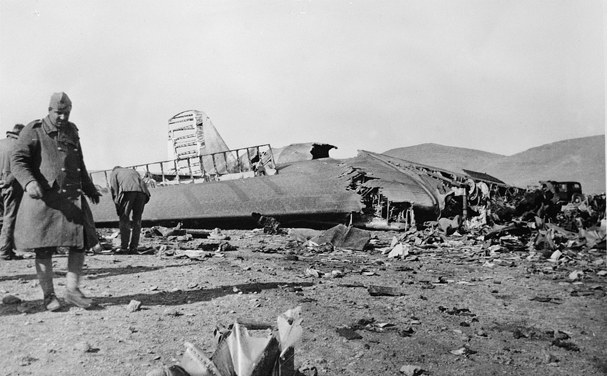  The Uiver crash site in Iraq 