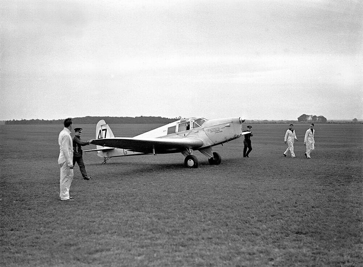  British Klemm Eagle ‘The Spirit of Wm. Shaw & Co Limited’ flown by Flt Lt Donald Shaw (did not finish) 