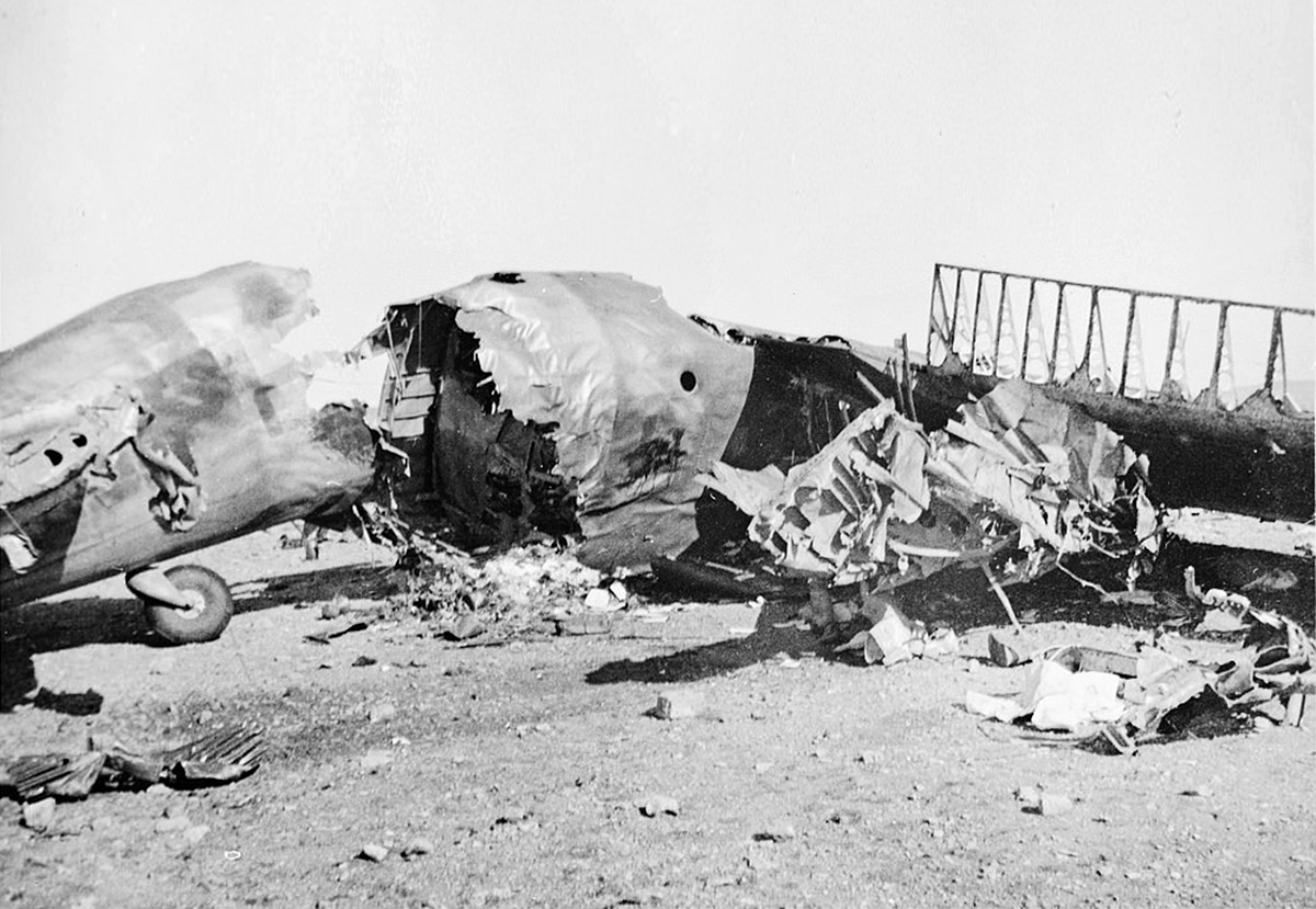  The Uiver crash site in Iraq 