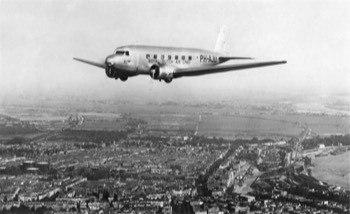  KLM DC-2 (PH-AJU) publicity flight over Rotterdam 