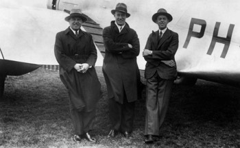  Dutch crew of the Pander S4 (L>R) Gerrit Geysendorffer, Dirk Asjes and Pieter Pronk 