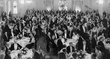  Royal Aero Club banquet held for competitors and officials at Grosvenor House, London (Smithsonian) 