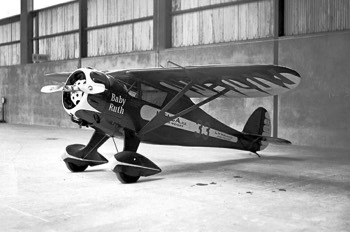  Lambert Monocoupe D-145 'Baby Ruth' at Mildenhall (did not finish) 